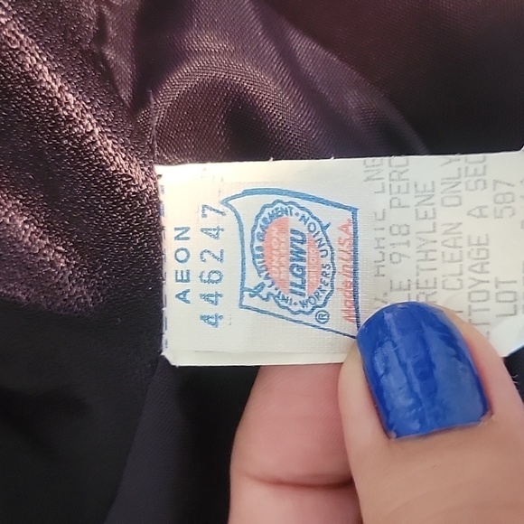 Vintage purple peplum style blazer - Picture 10 of 14